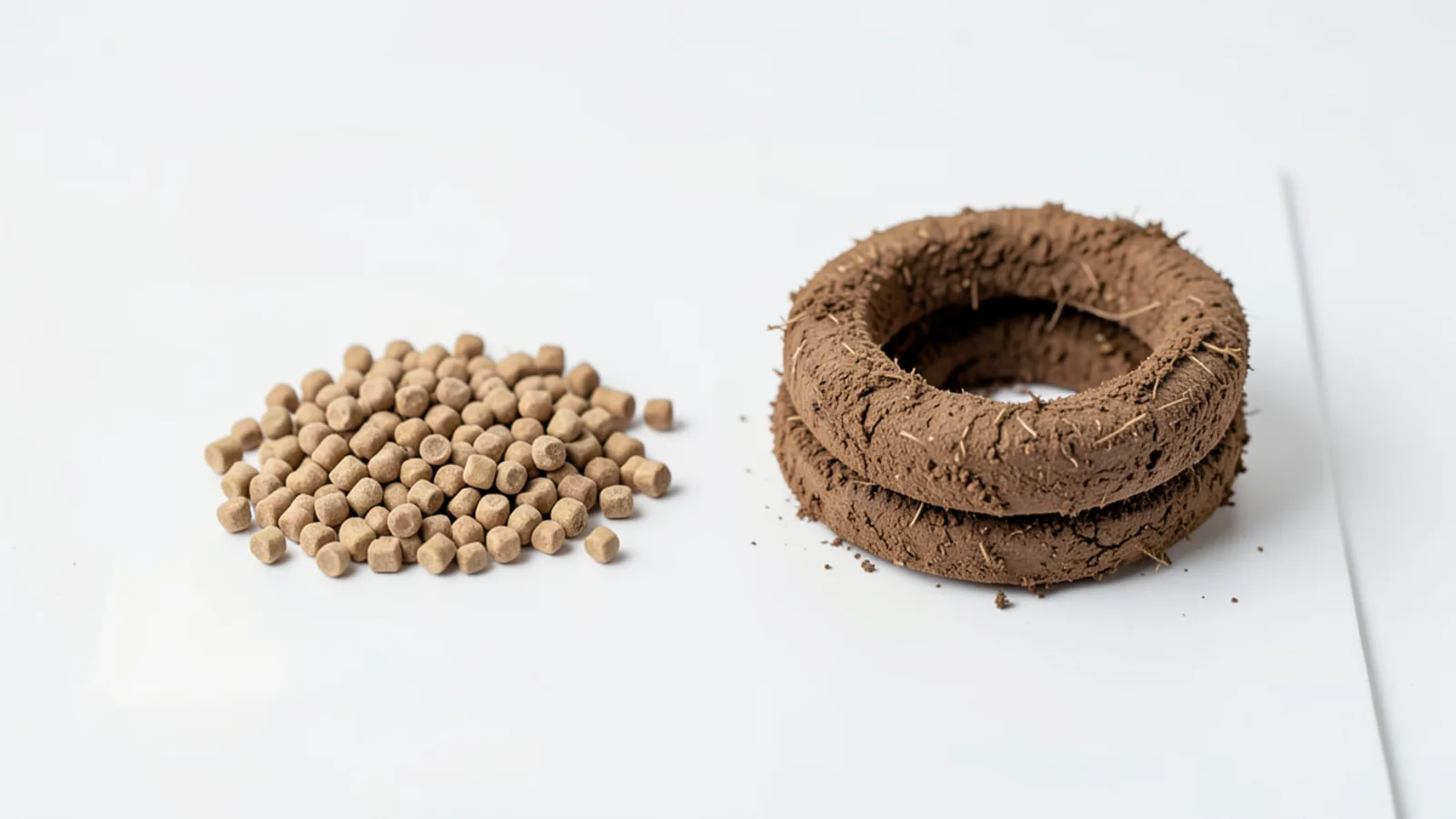 Comparison of drywood termite frass and subterranean mud tubes